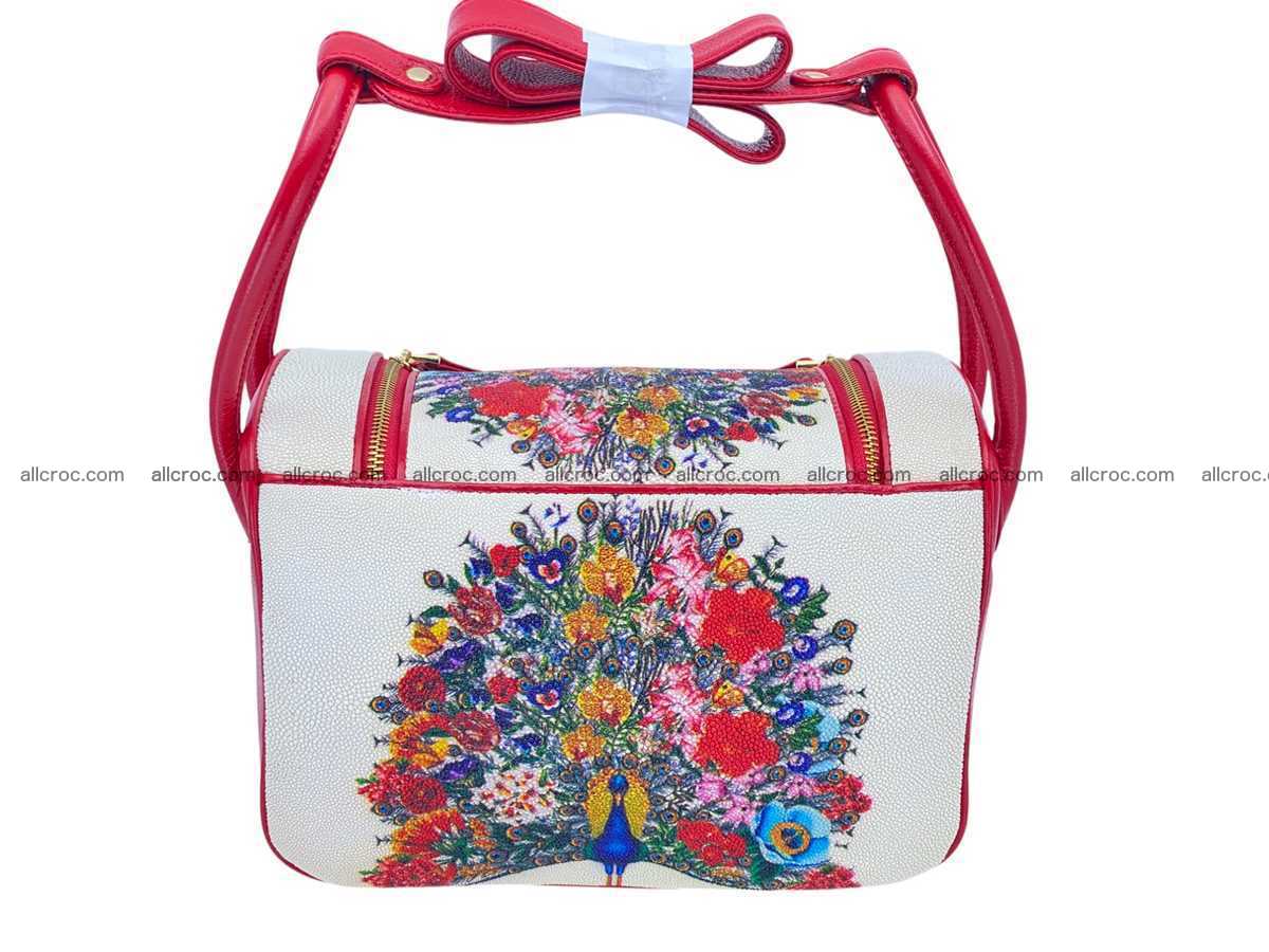 Stingray leather bag Hermès Lindy style 2540 Foto 5