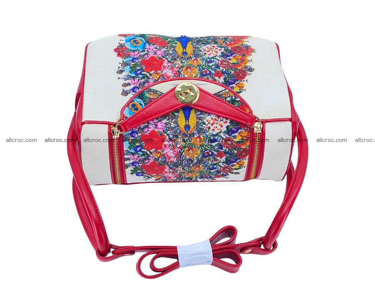 Stingray leather bag Hermès Lindy style 2540 Foto 11