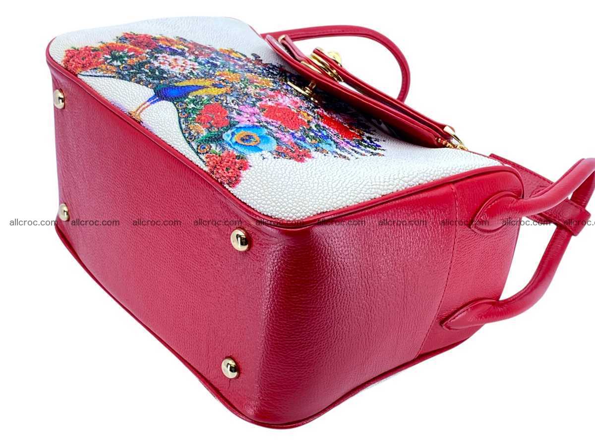 Stingray leather bag Hermès Lindy style 2540 Foto 16