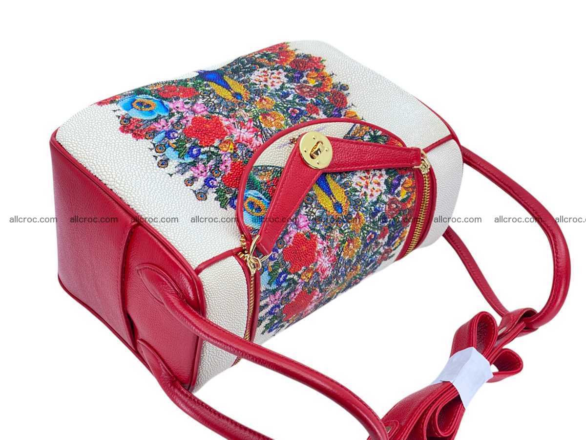 Stingray leather bag Hermès Lindy style 2540 Foto 18