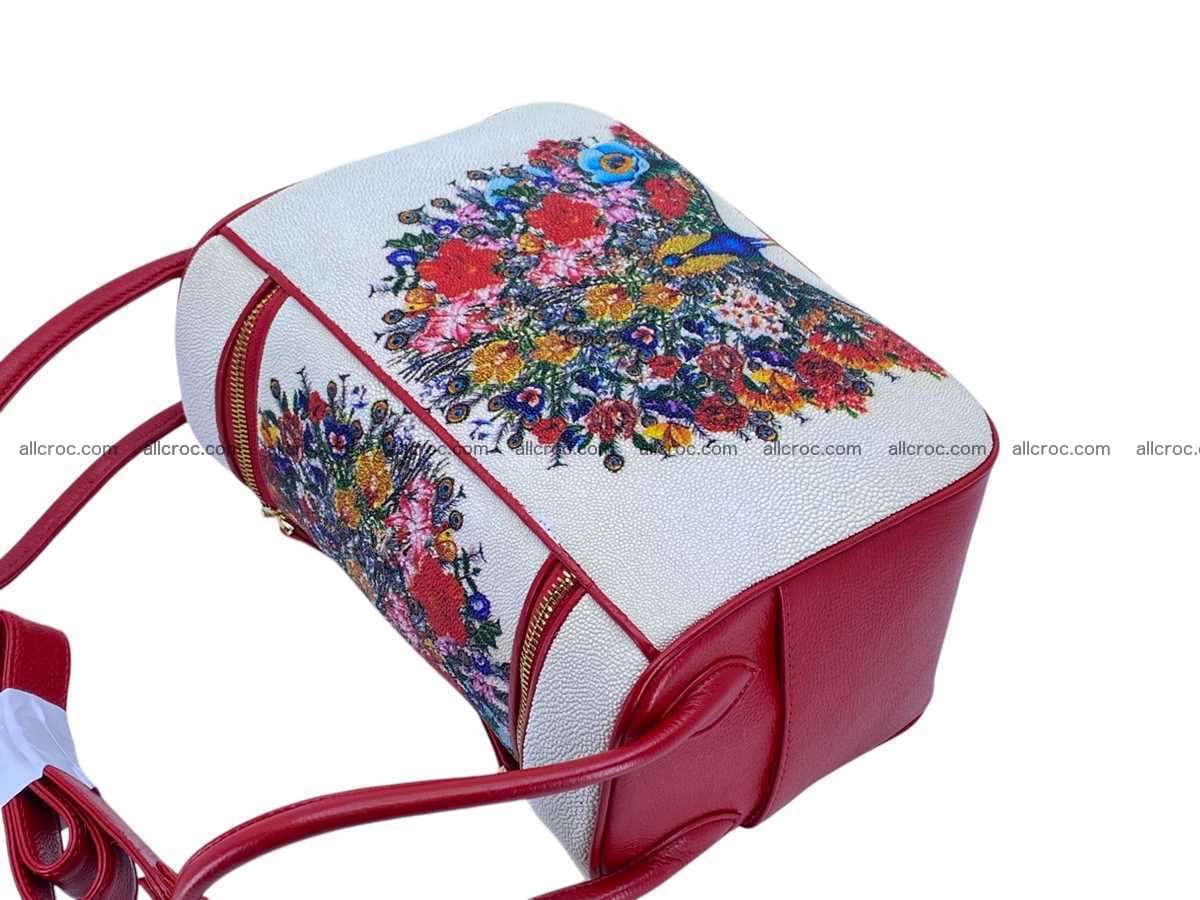 Stingray leather bag Hermès Lindy style 2540 Foto 21