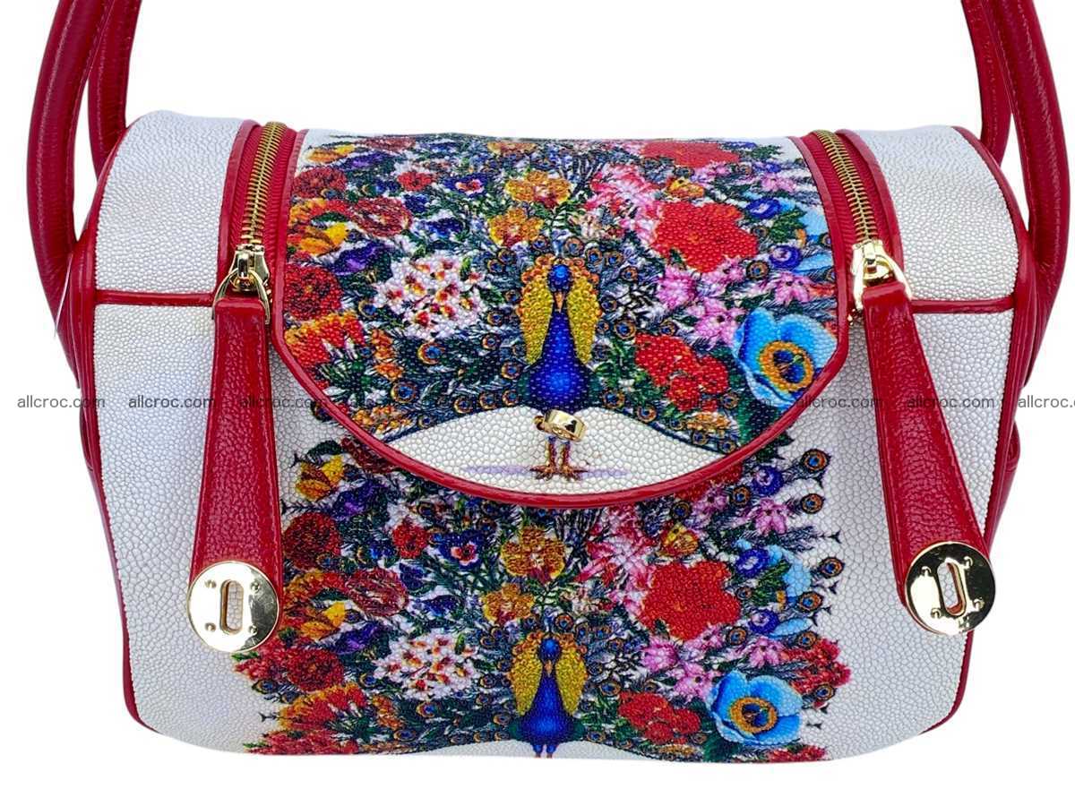 Stingray leather bag Hermès Lindy style 2540 Foto 22