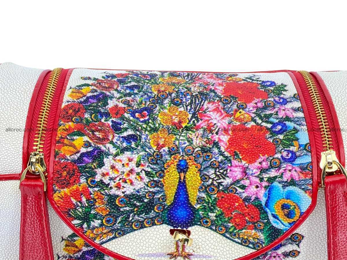 Stingray leather bag Hermès Lindy style 2540 Foto 23