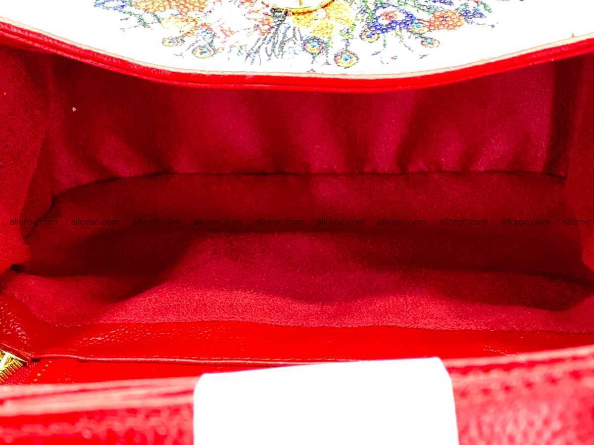 Stingray leather bag Hermès Lindy style 2540 Foto 25