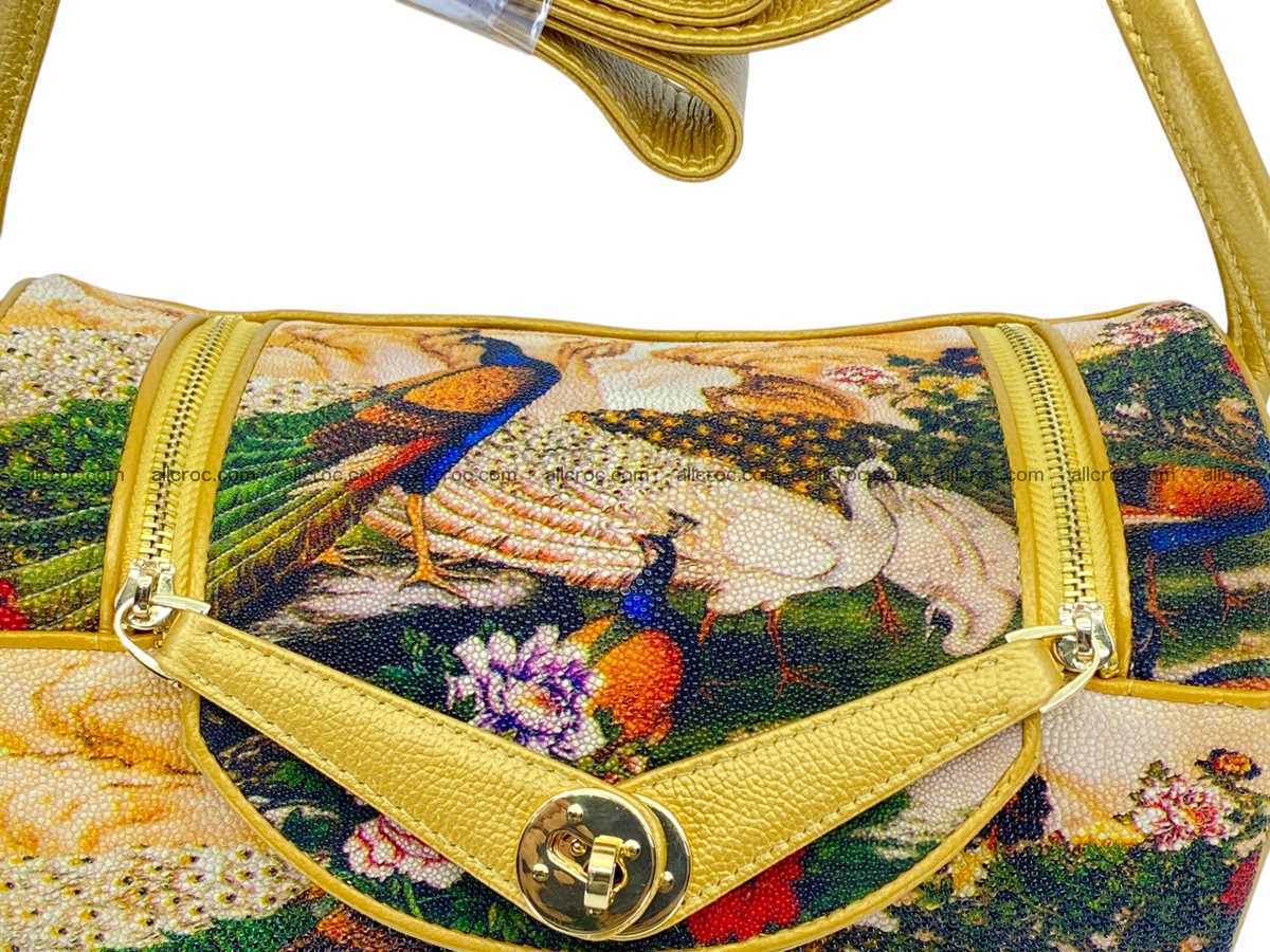 Stingray leather bag Hermès Lindy style 2541 Foto 2