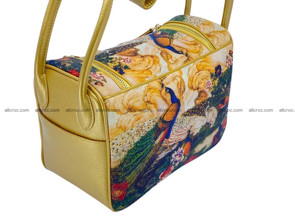 Stingray leather bag Hermès Lindy style 2541 Foto 5