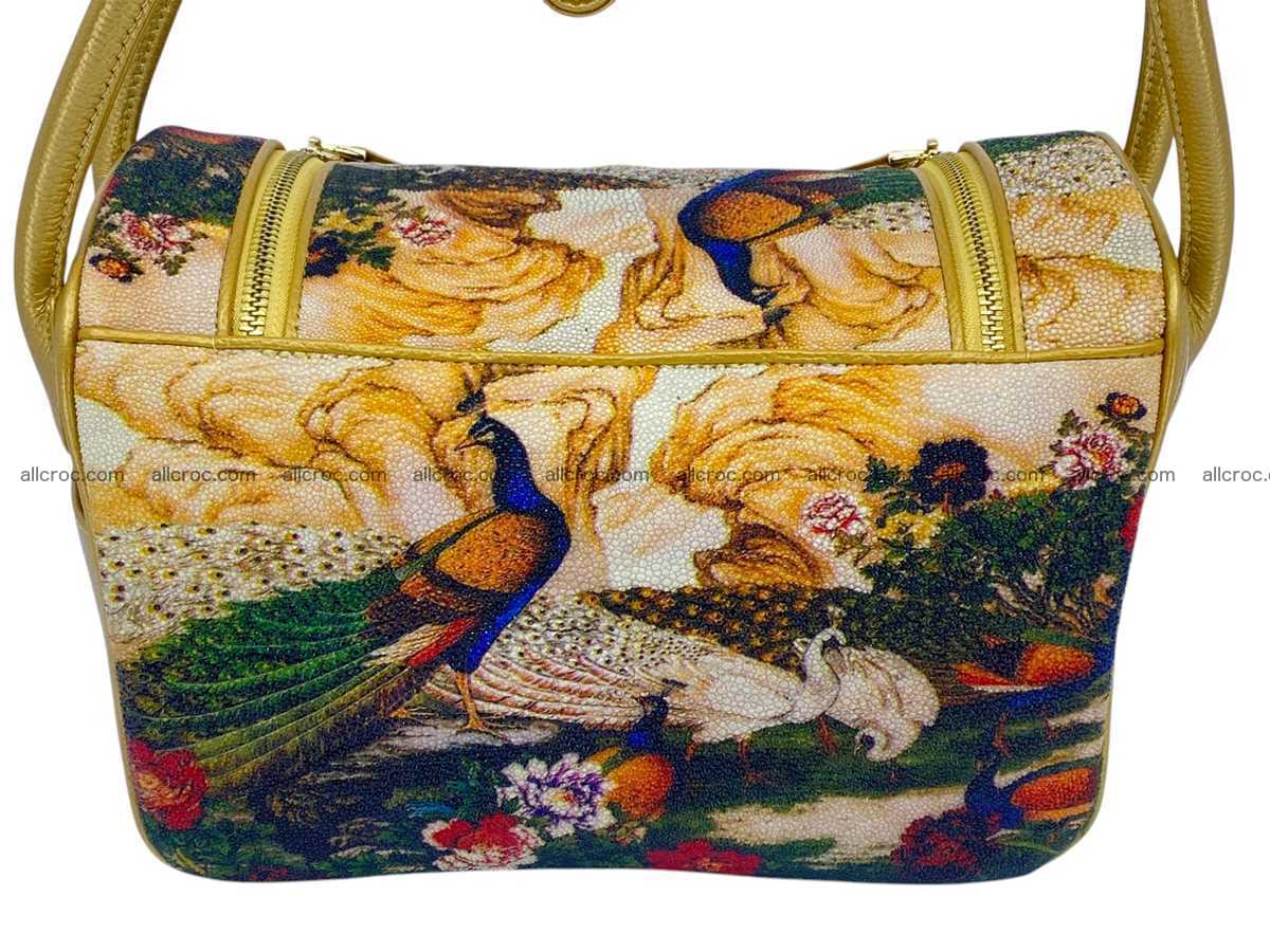 Stingray leather bag Hermès Lindy style 2541 Foto 7