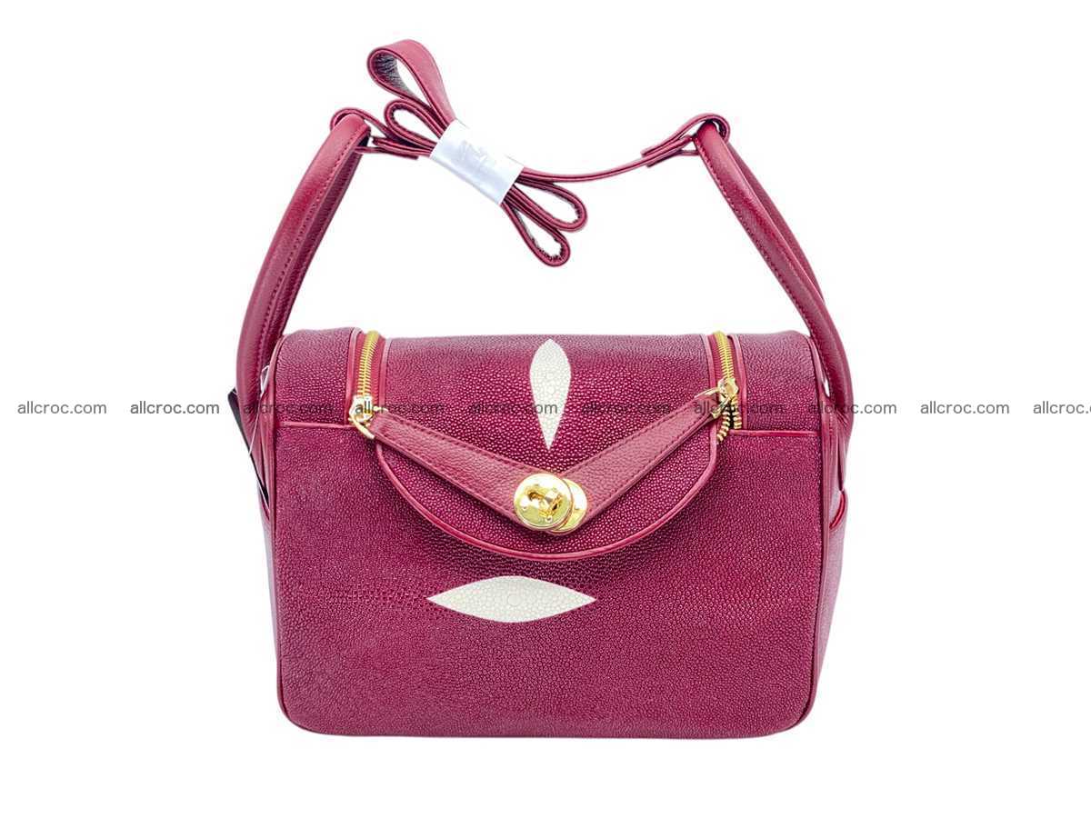 Stingray leather bag Hermès Lindy style 2544 Foto 0