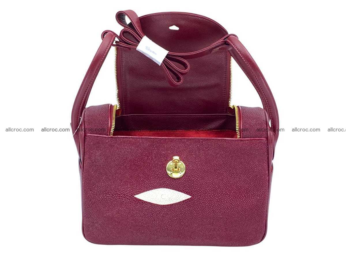 Stingray leather bag Hermès Lindy style 2544 Foto 23