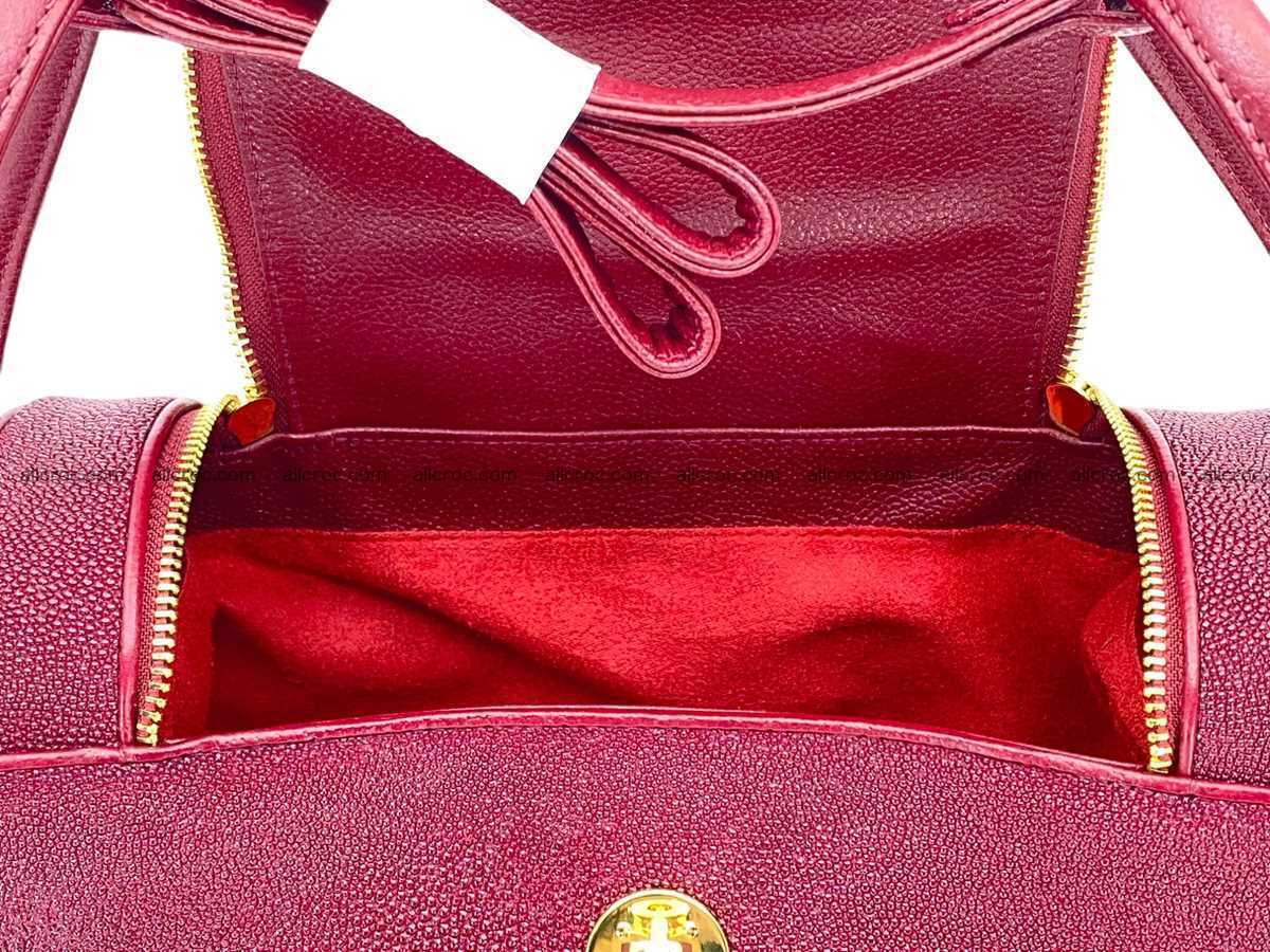 Stingray leather bag Hermès Lindy style 2544 Foto 25