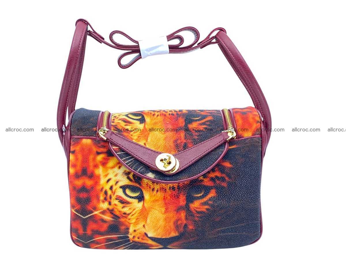 Stingray leather bag Hermès Lindy style 2538 Foto 0