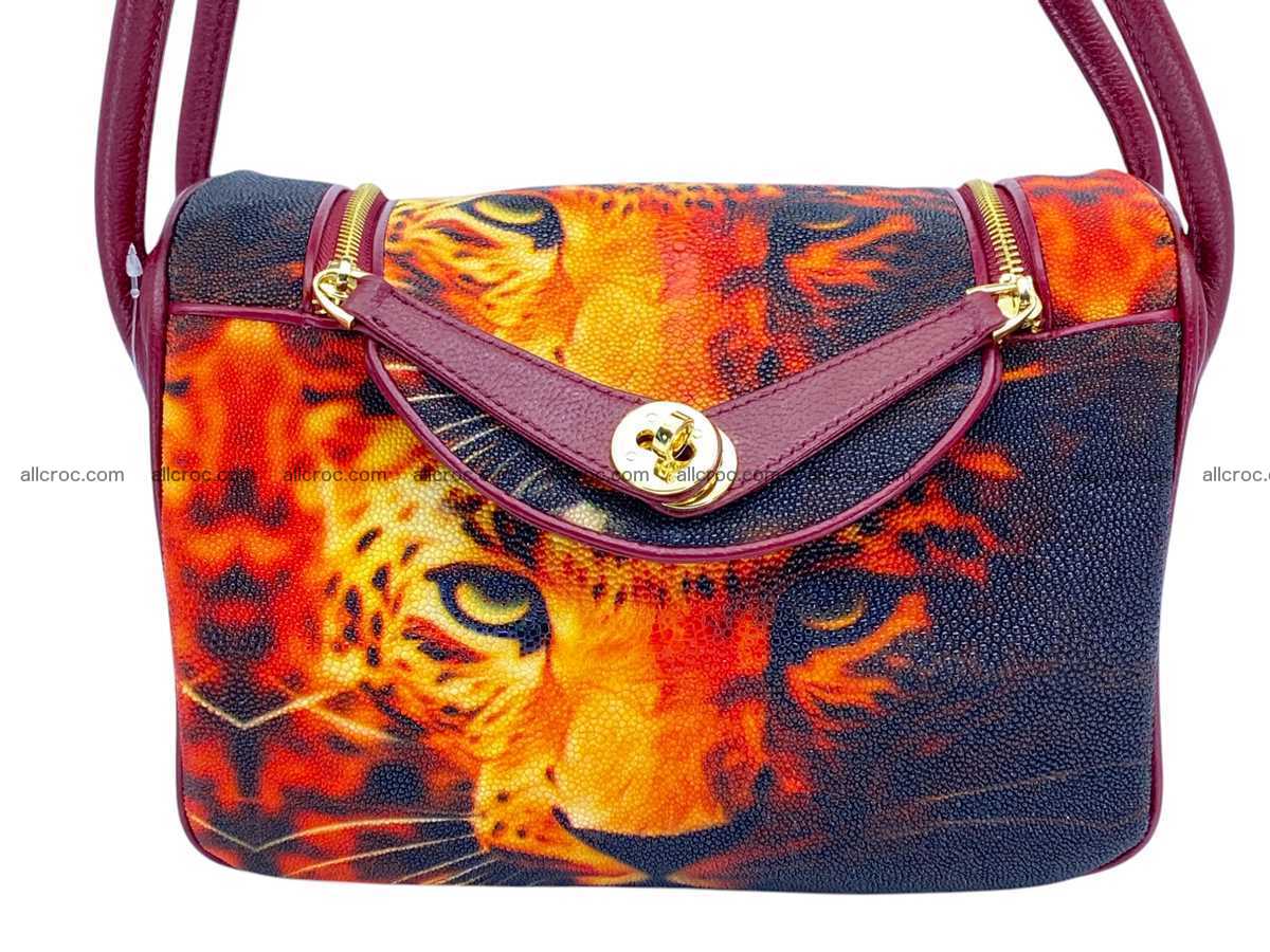 Stingray leather bag Hermès Lindy style 2538 Foto 1