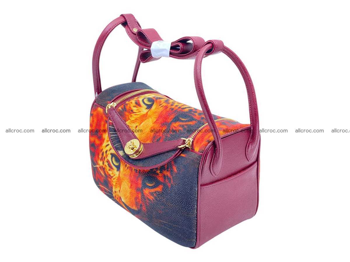 Stingray leather bag Hermès Lindy style 2538 Foto 3