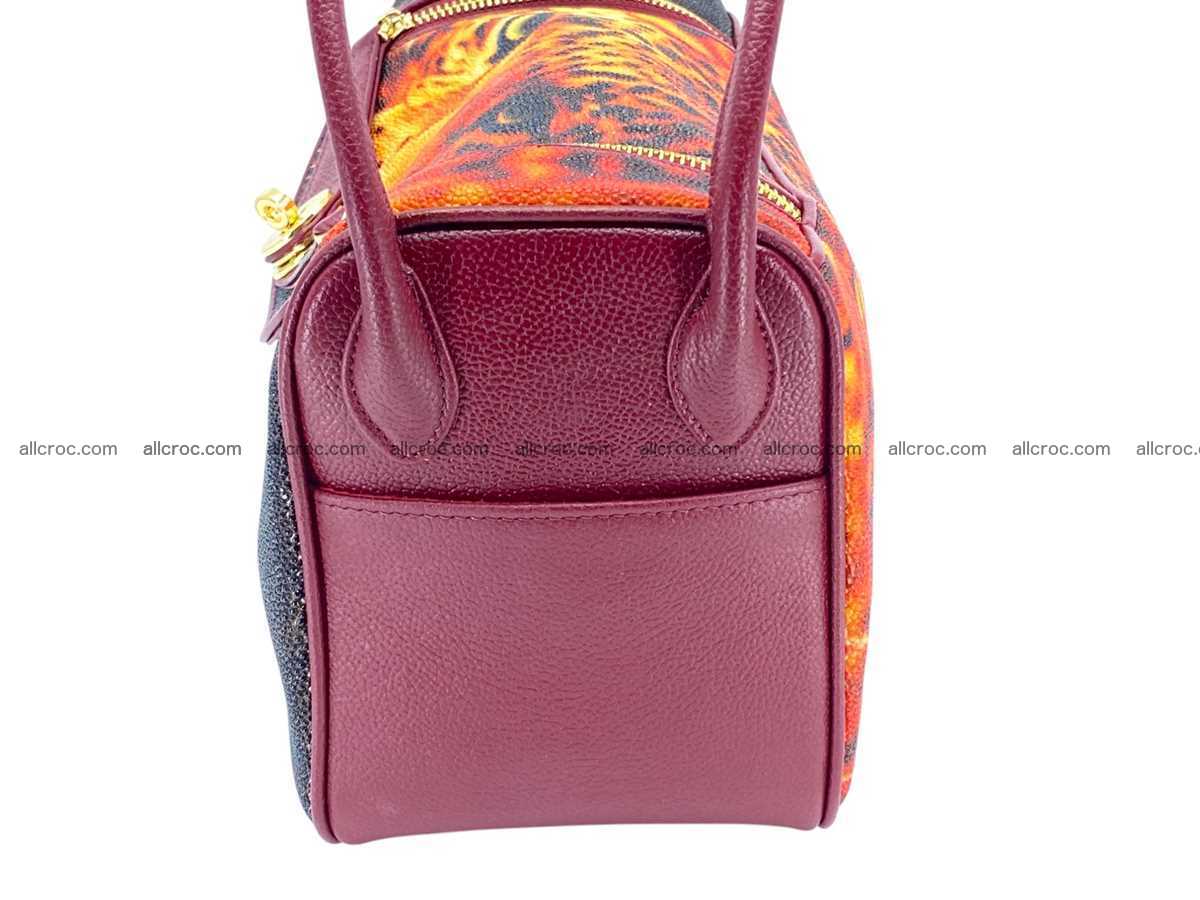 Stingray leather bag Hermès Lindy style 2538 Foto 5