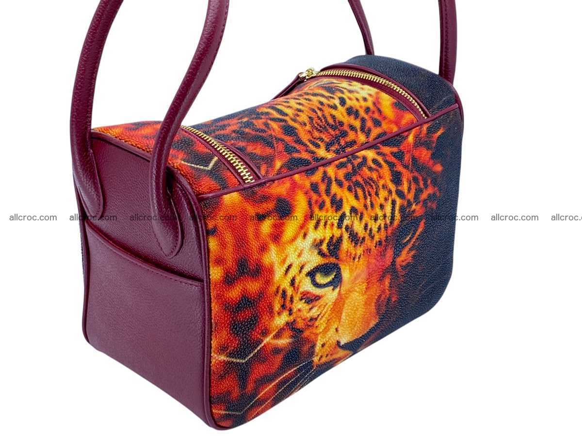 Stingray leather bag Hermès Lindy style 2538 Foto 6