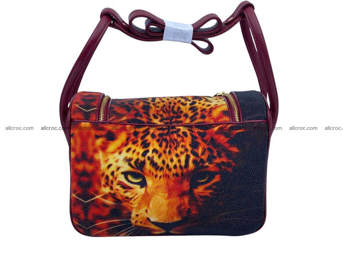 Stingray leather bag Hermès Lindy style 2538 Foto 7