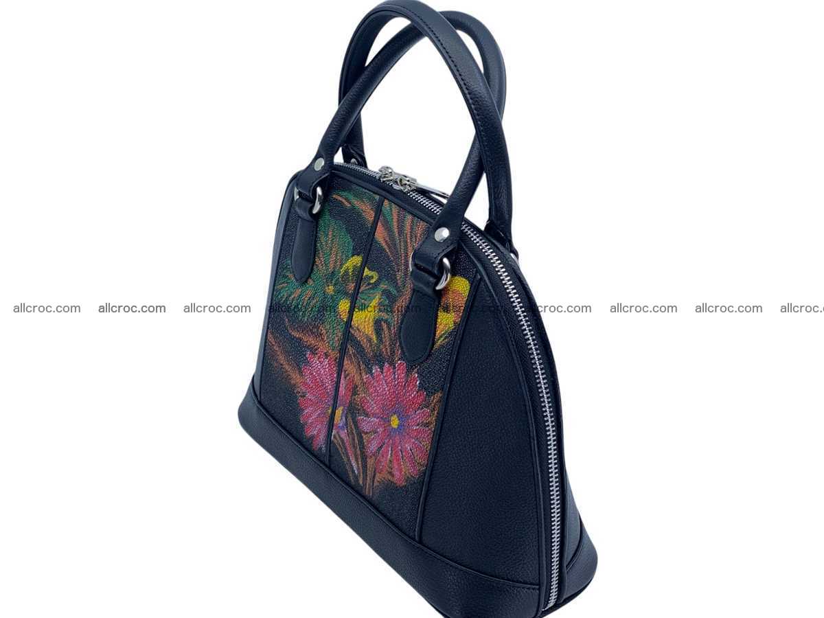 Stingray leather bag LV style 2584 Foto 4