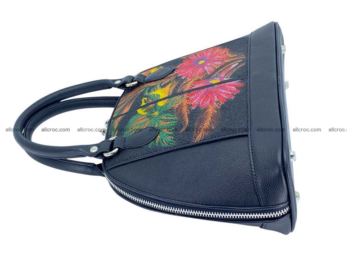 Stingray leather bag LV style 2584 Foto 3