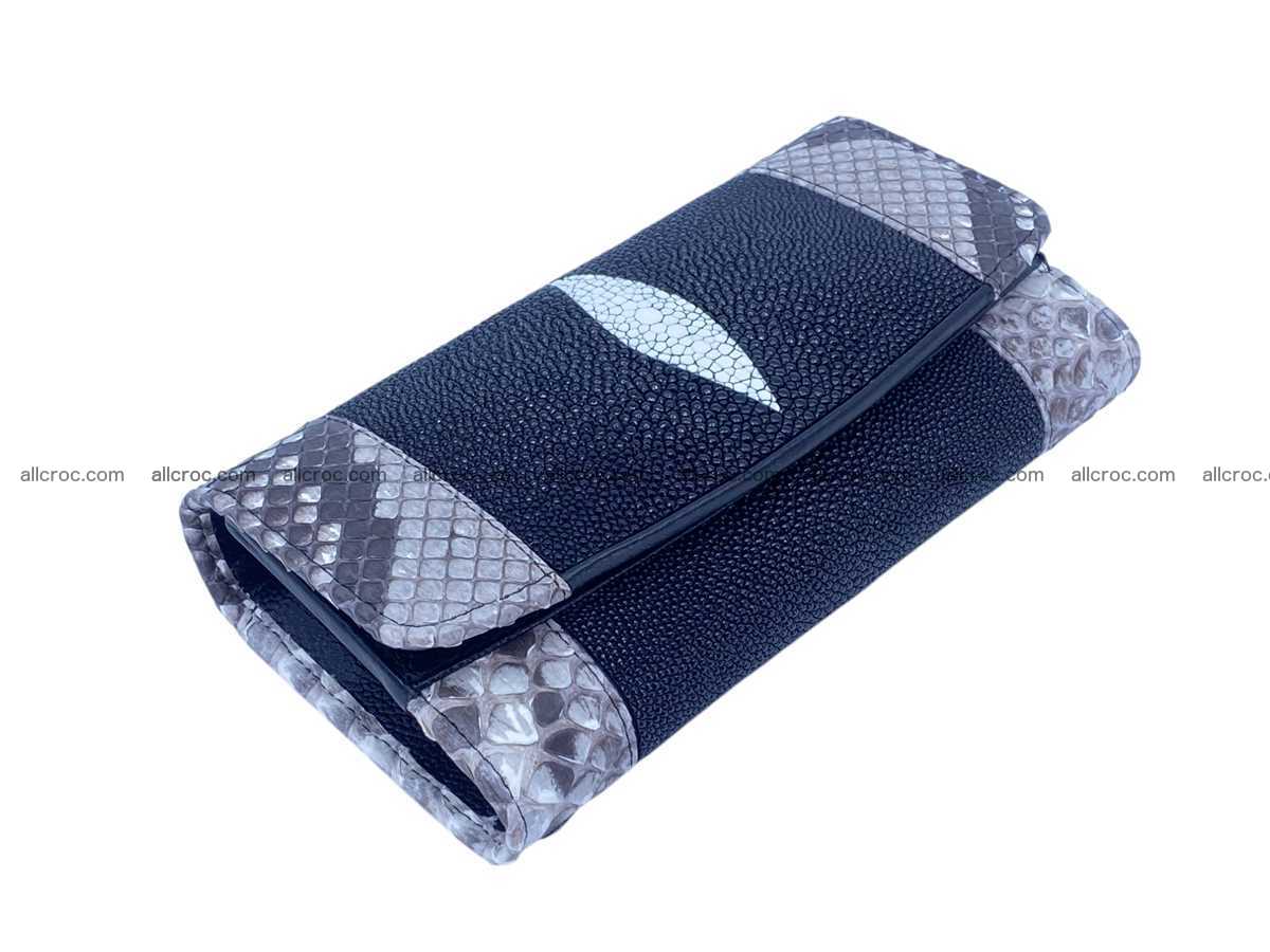 Stingray leather long wallet 2608 Foto 4