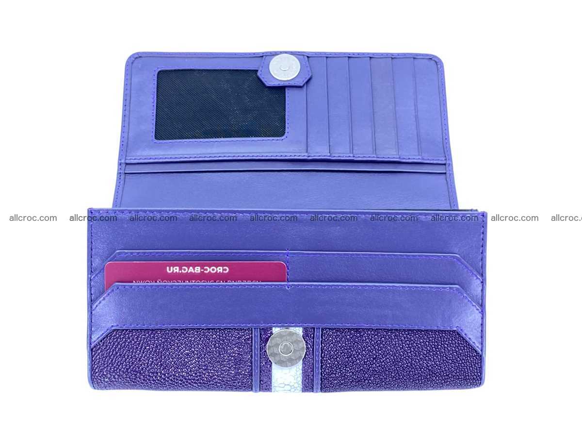 Stingray leather long wallet 2614 Foto 7