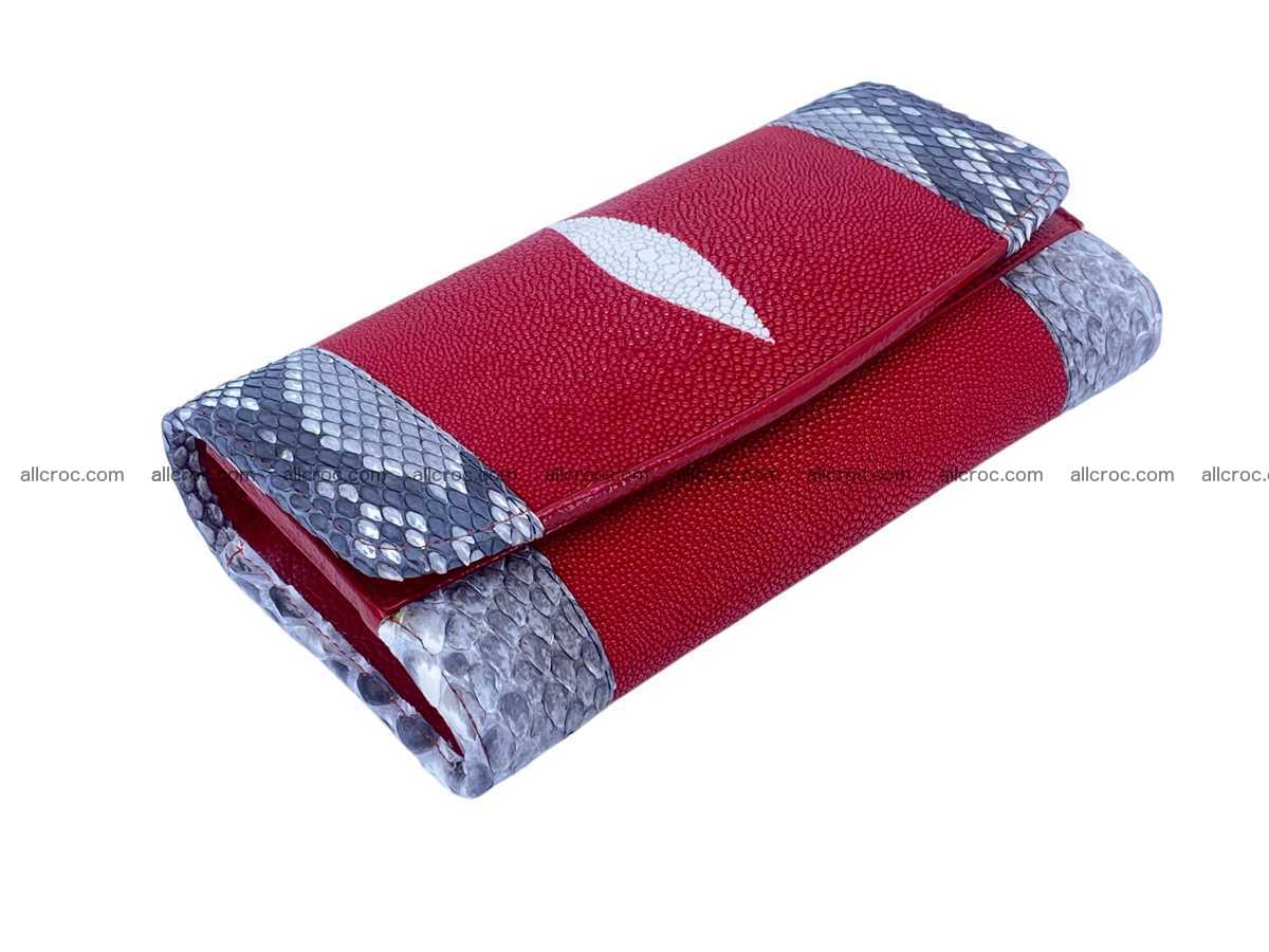 Stingray leather long wallet 2609 Foto 4