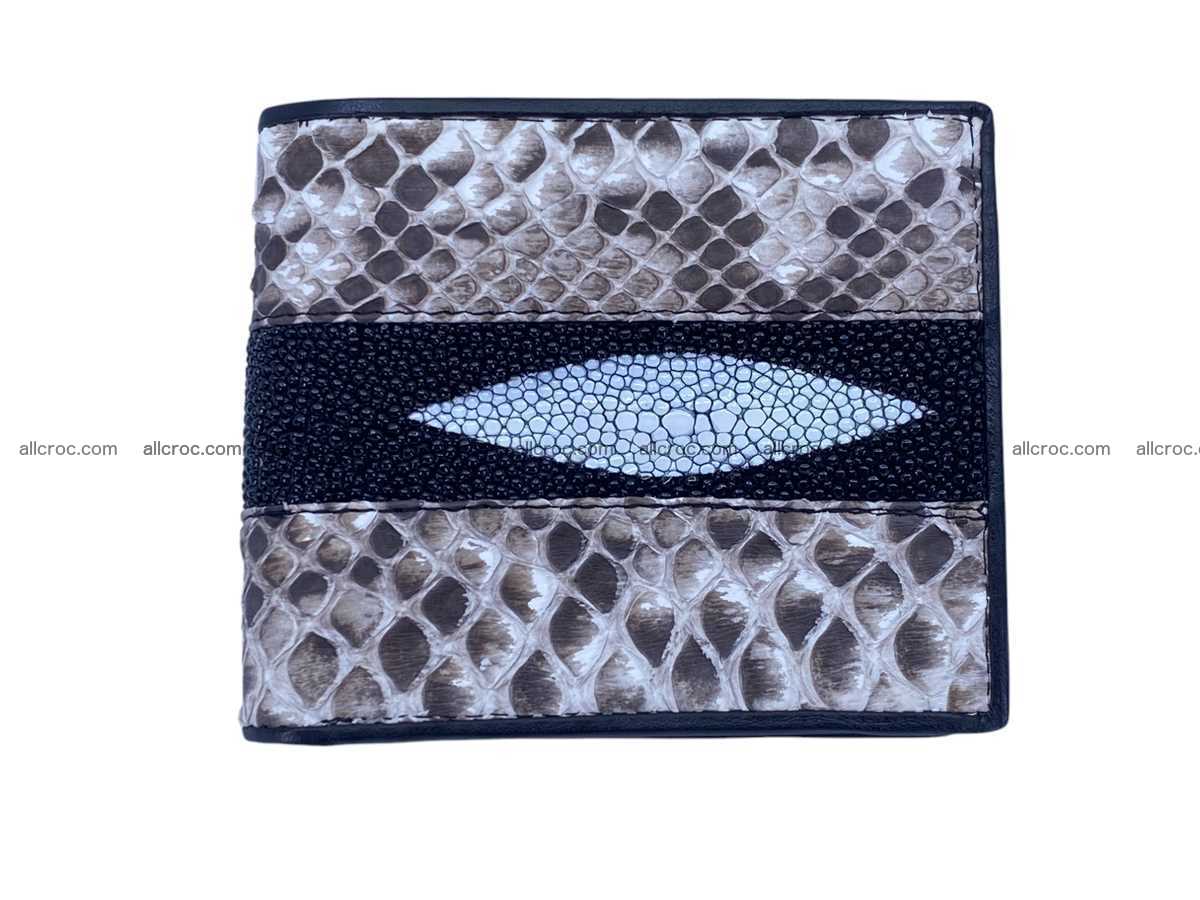 Stingray leather & python leather wallet 2742 Foto 0