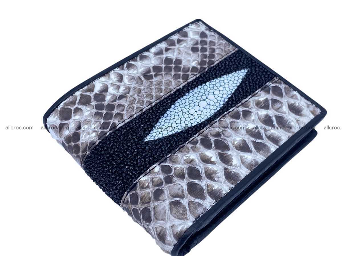 Stingray leather & python leather wallet 2742 Foto 2