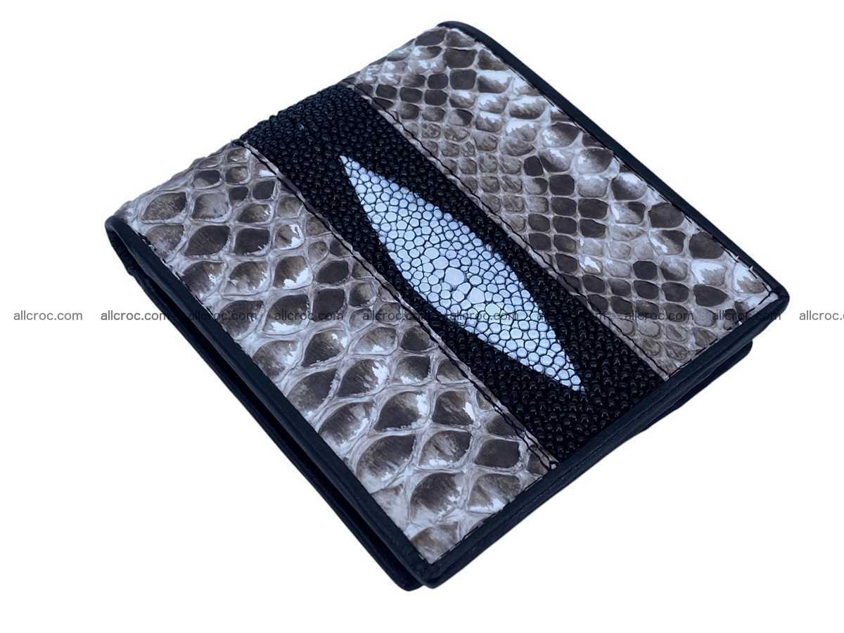 Stingray leather & python leather wallet 2742 Foto 3