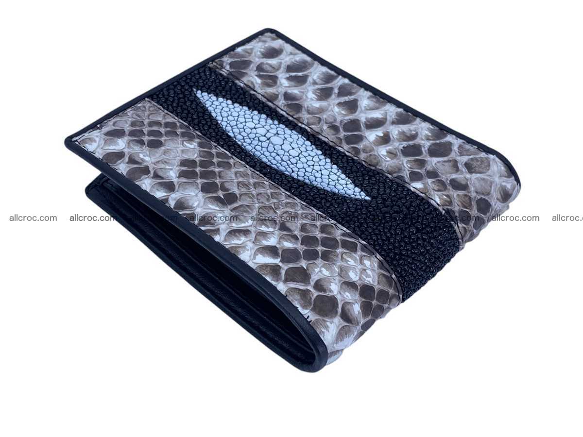 Stingray leather & python leather wallet 2742 Foto 5