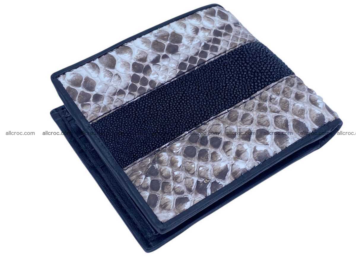 Stingray leather & python leather wallet 2742 Foto 6