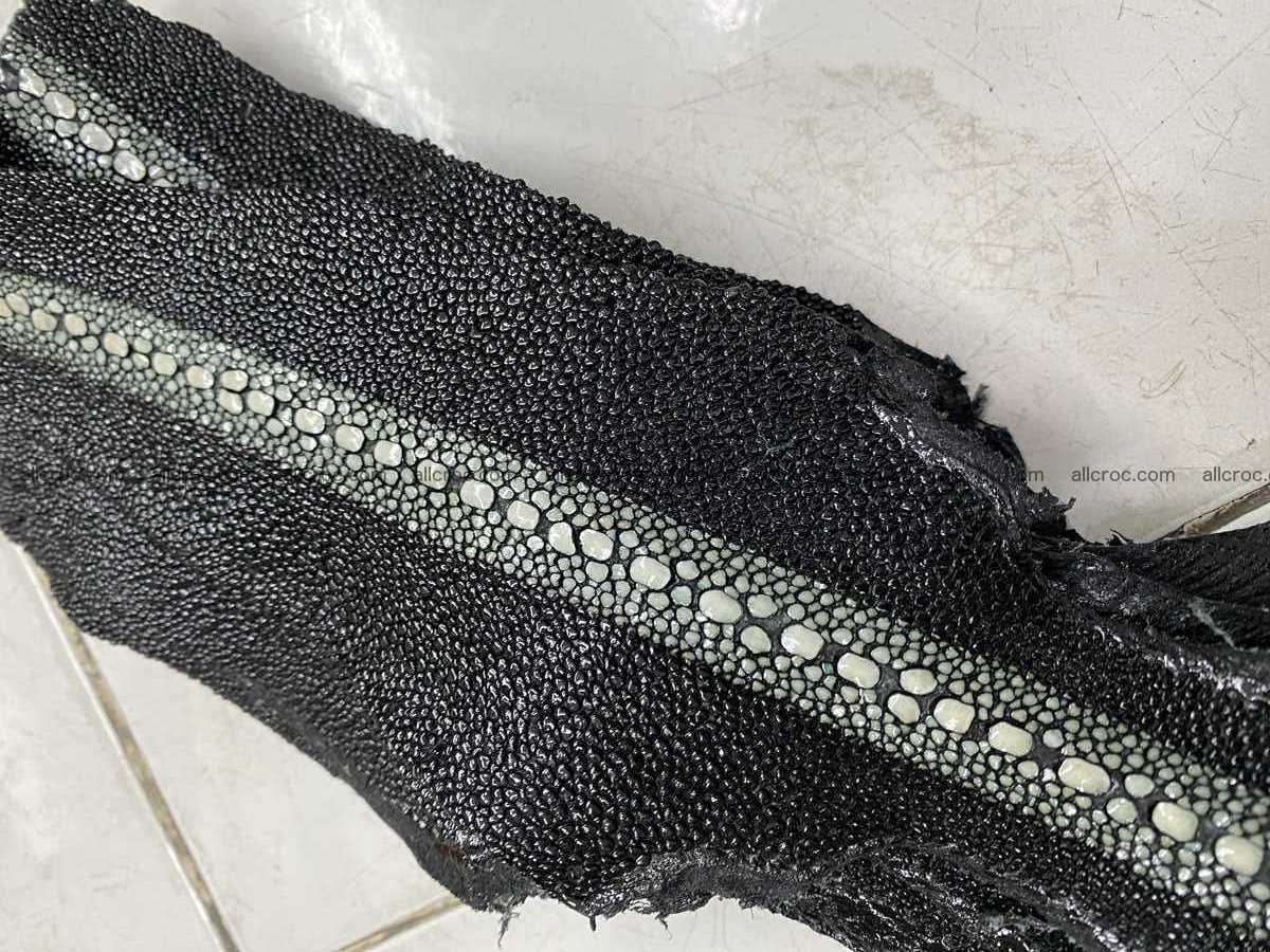 Stingray leather row stone shape 6 inches 2434 Foto 0