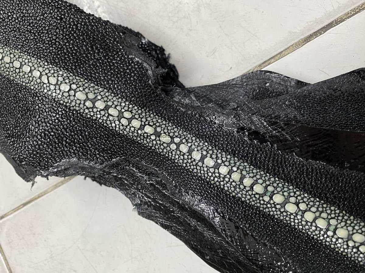 Stingray leather row stone shape 6 inches 2434 Foto 2