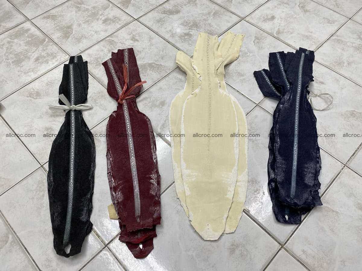 Stingray leather row stone shape 5 inches 2431 Foto 6