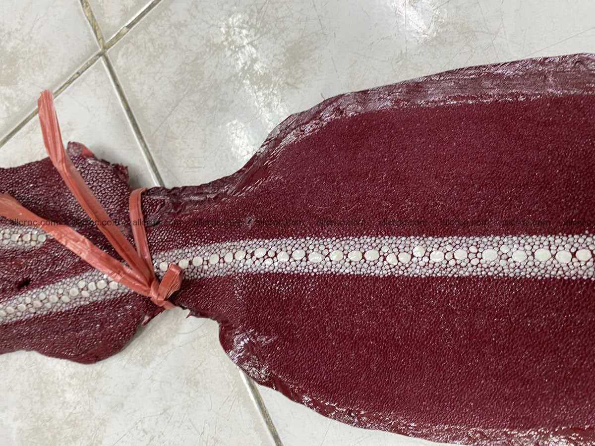Stingray leather row stone shape 5 inches 2430 Foto 4