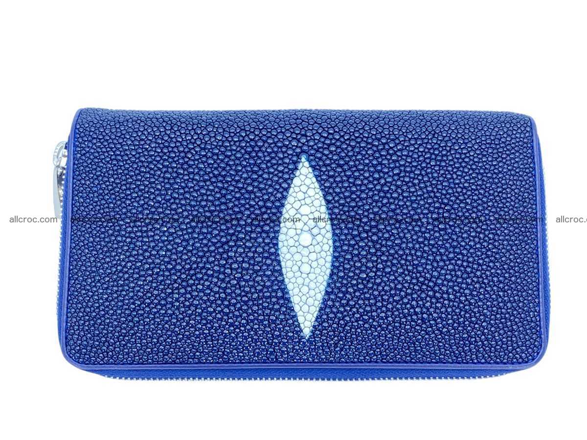 Stingray leather wallet 2 zip 2455 Foto 3