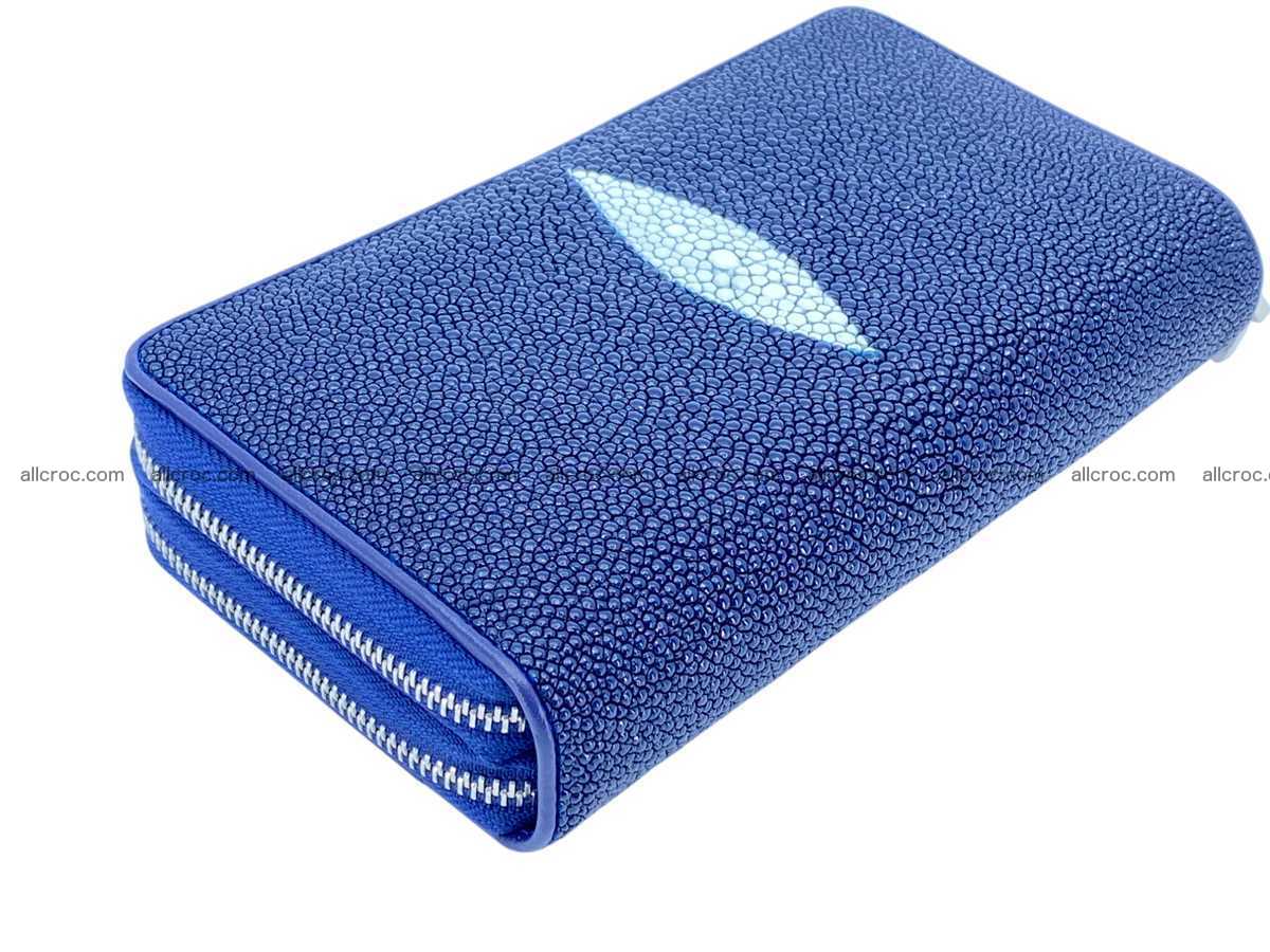 Stingray leather wallet 2 zip 2455 Foto 6