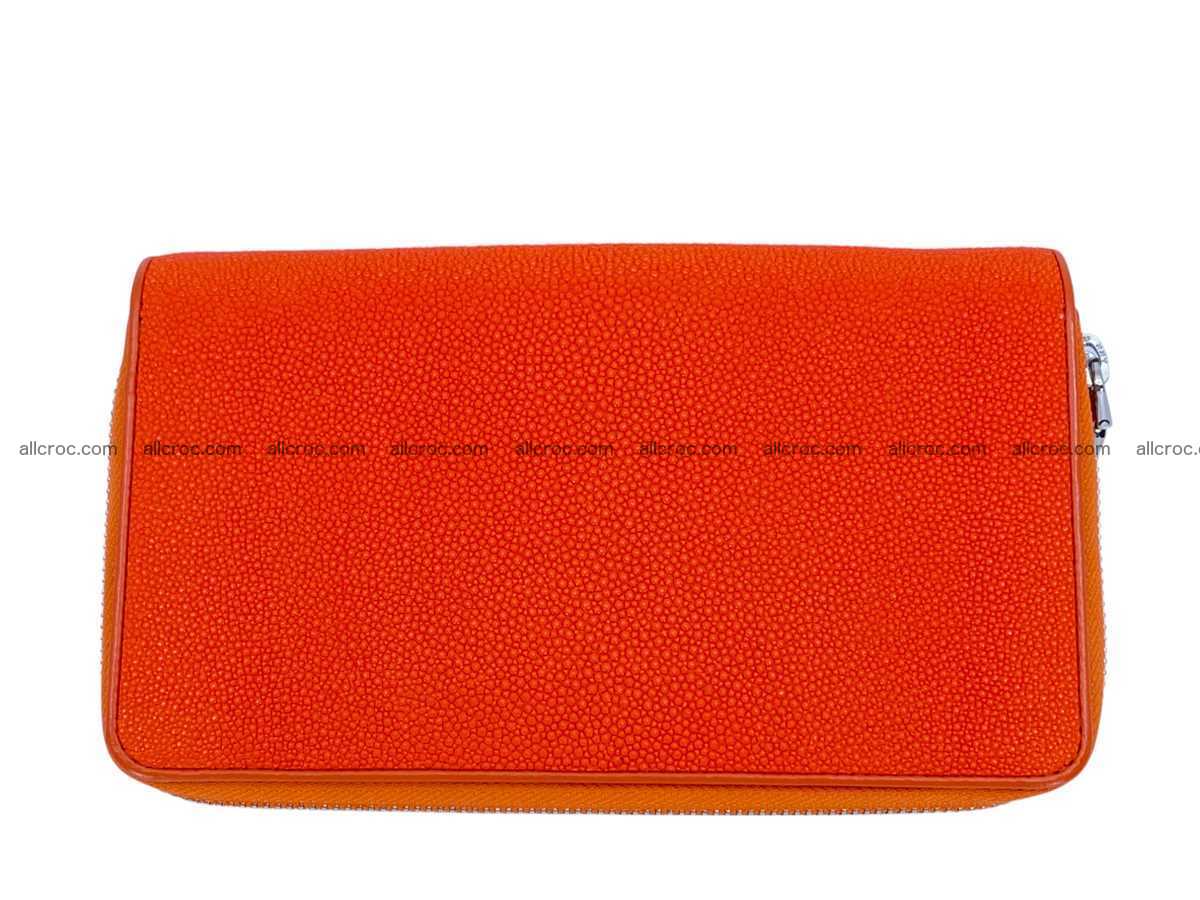 Stingray leather wallet 2 zip 2454 Foto 3