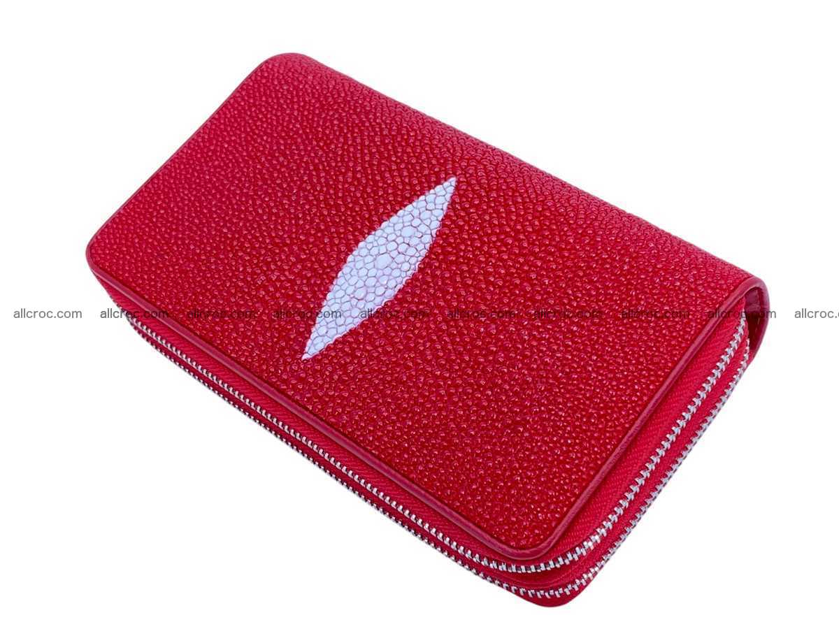 Stingray leather wallet 2 zip 2456 Foto 0