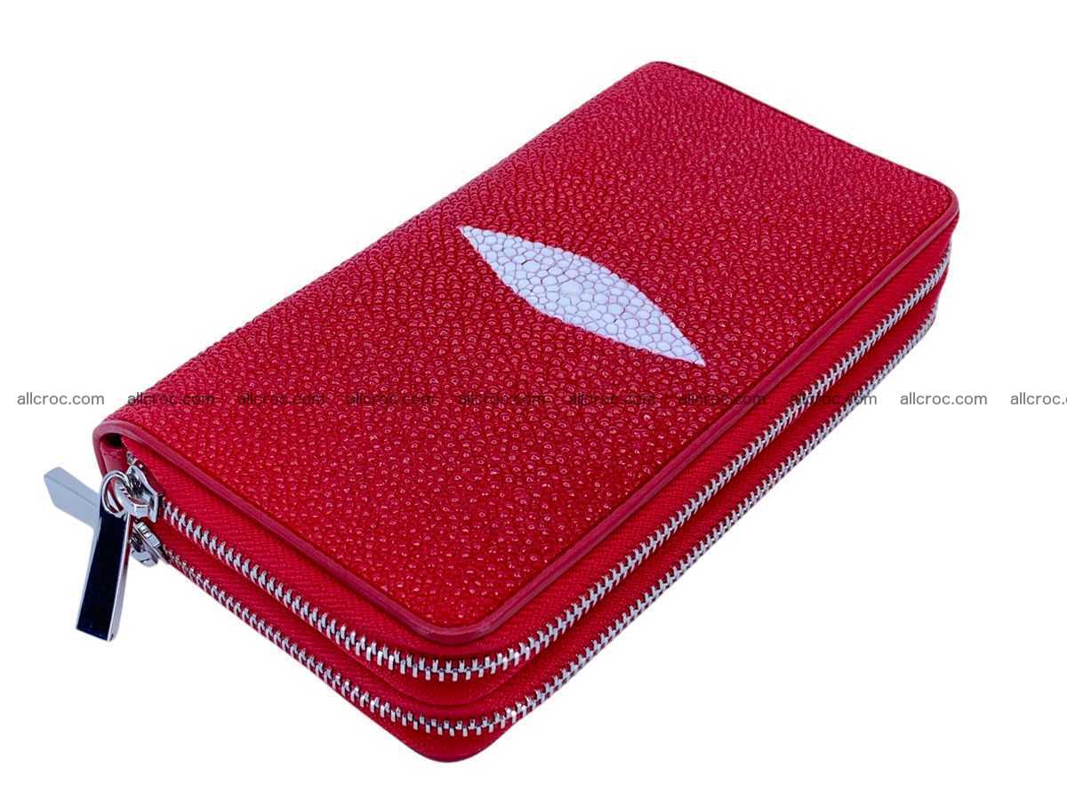 Stingray leather wallet 2 zip 2456 Foto 6