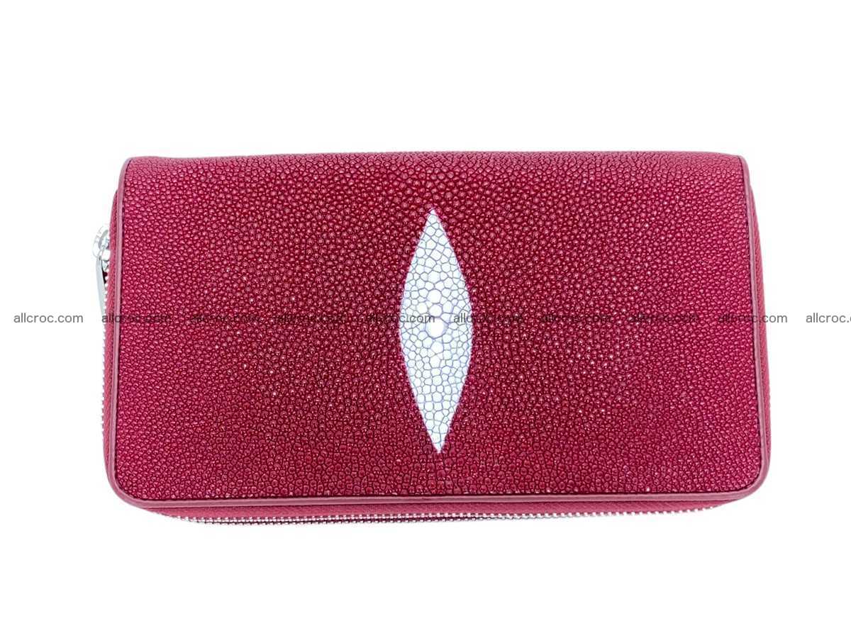 Stingray leather wallet 2 zip 2457 Foto 3