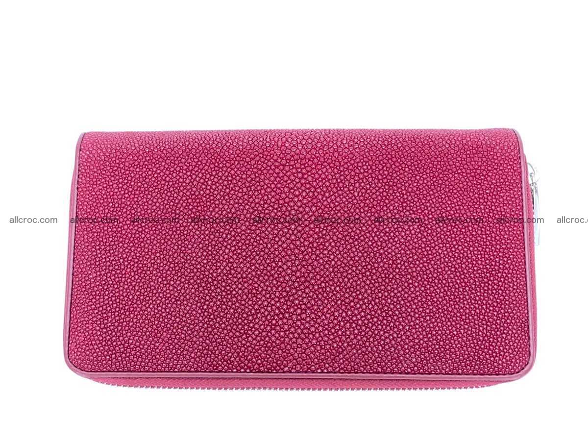 Stingray leather wallet 2 zip 2457 Foto 4