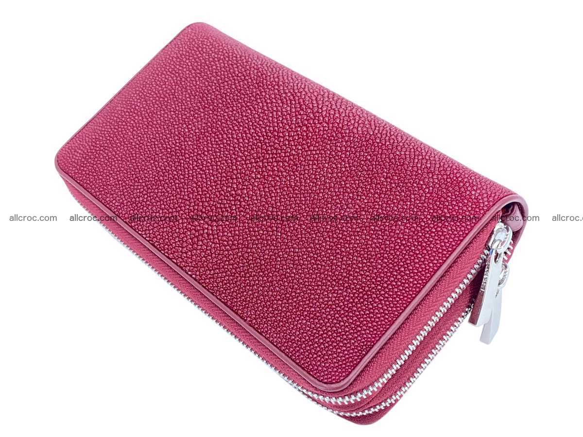 Stingray leather wallet 2 zip 2457 Foto 1
