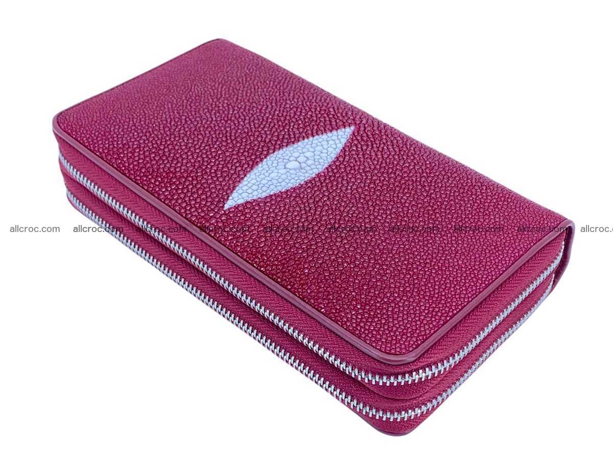 Stingray leather wallet 2 zip 2457 Foto 0