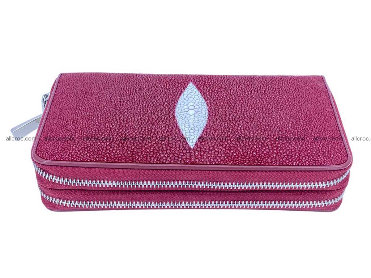 Stingray leather wallet 2 zip 2457 Foto 5