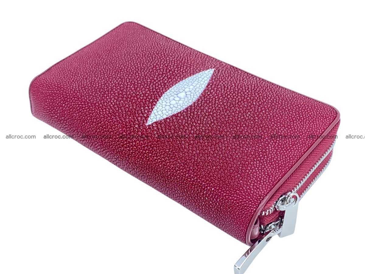 Stingray leather wallet 2 zip 2457 Foto 7