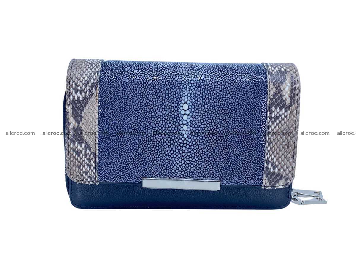 Polished Stingray leather women’s bag 2467 Foto 0