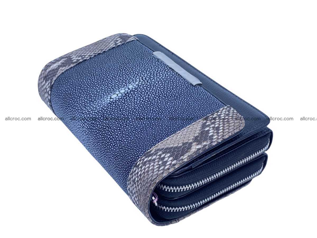 Polished Stingray leather women’s bag 2467 Foto 4