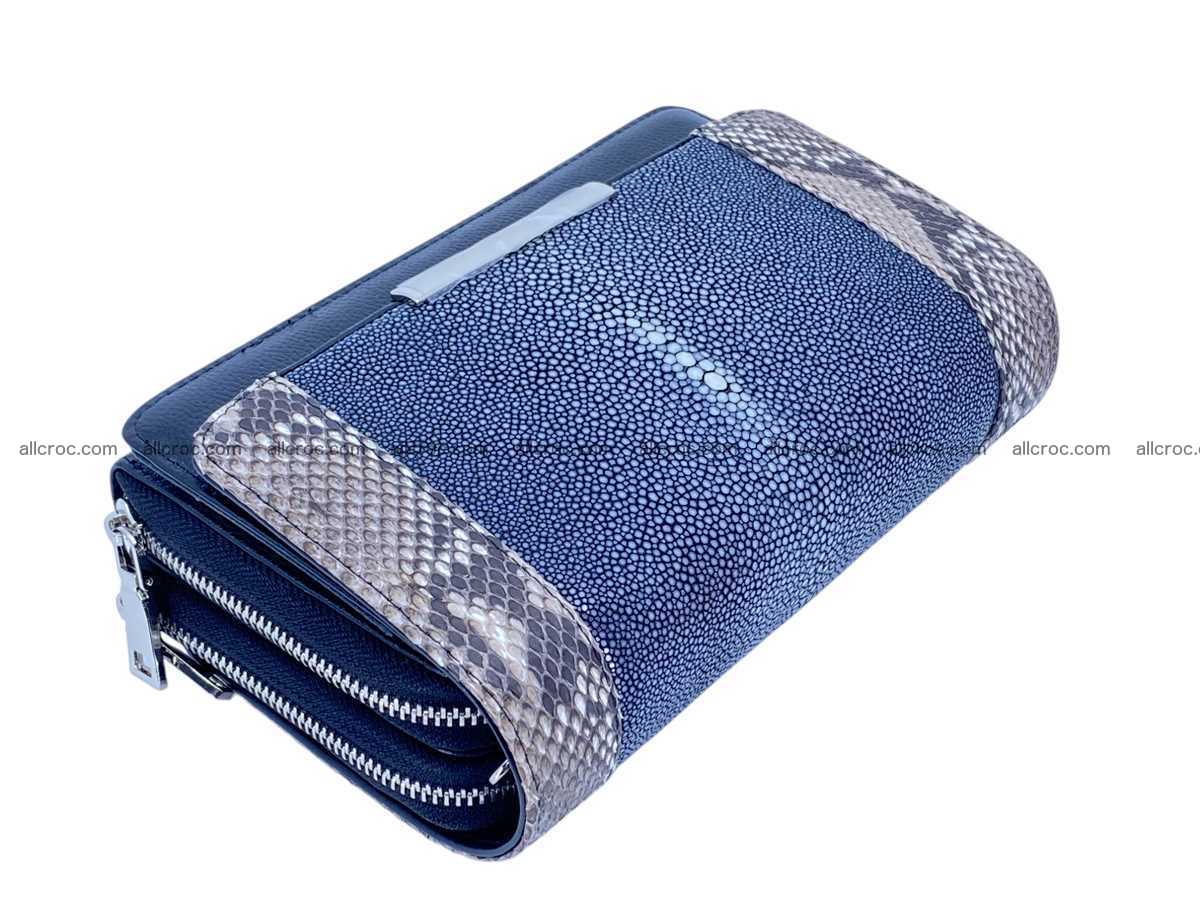 Polished Stingray leather women’s bag 2467 Foto 6