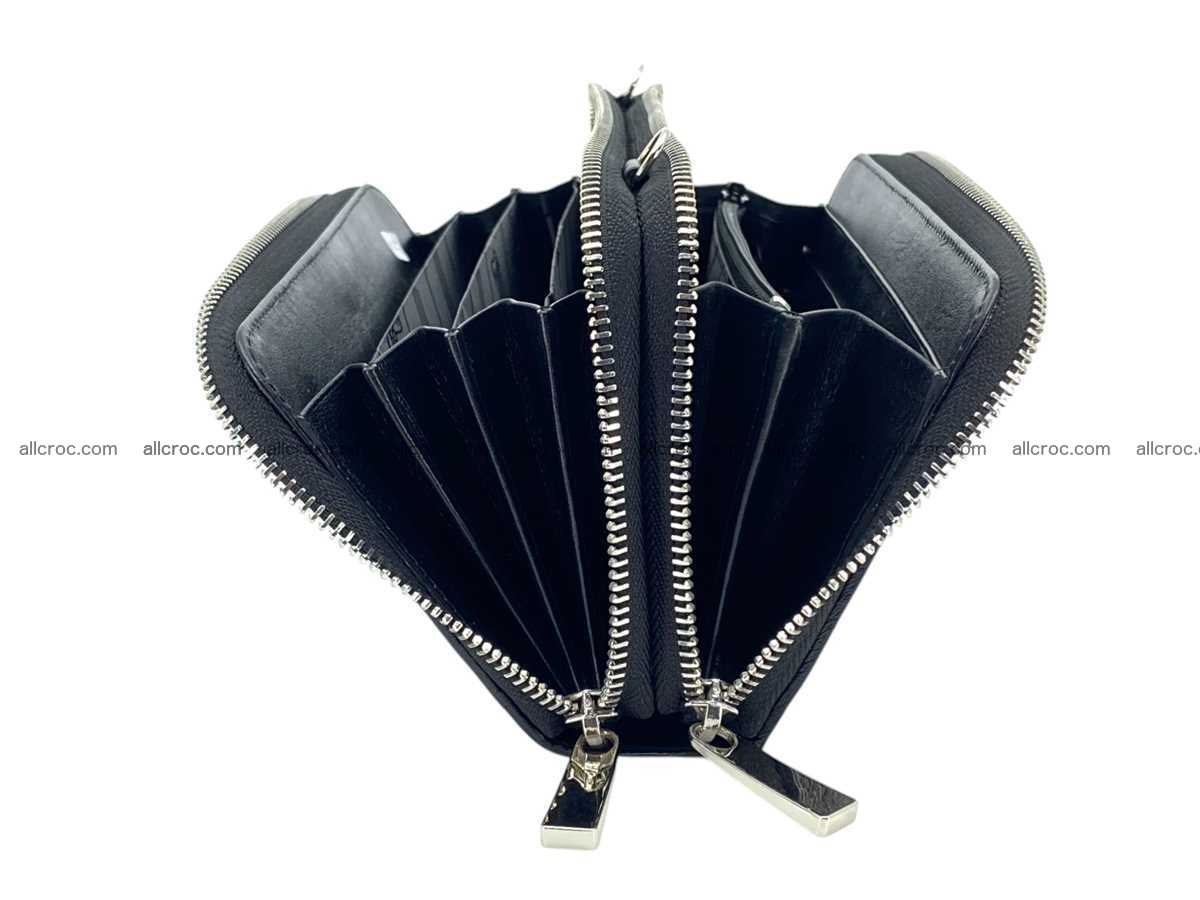 Stingray leather women’s clutch 2 zip 2438 Foto 6