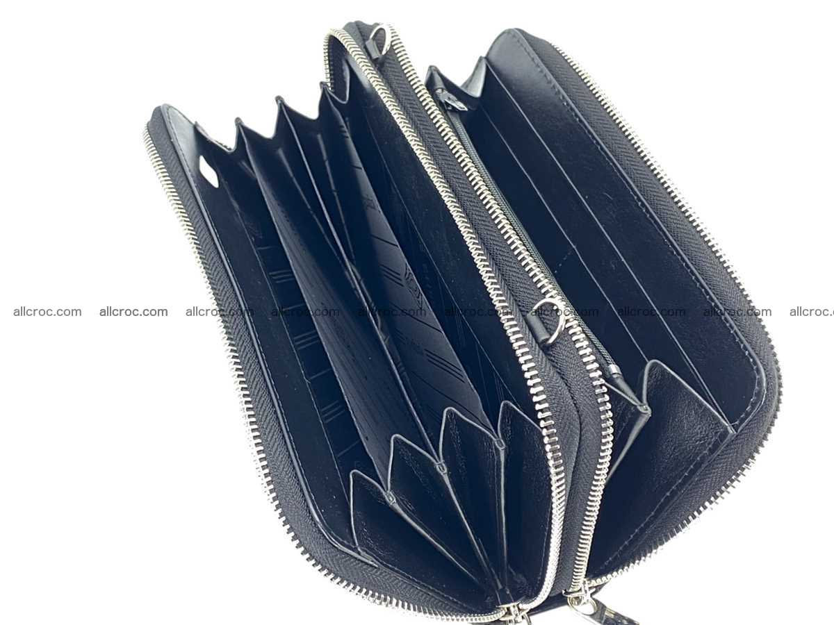 Stingray leather women’s clutch 2 zip 2438 Foto 7